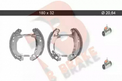 R BRAKE 79rbkt0064 -  Комплект тормозных колодок